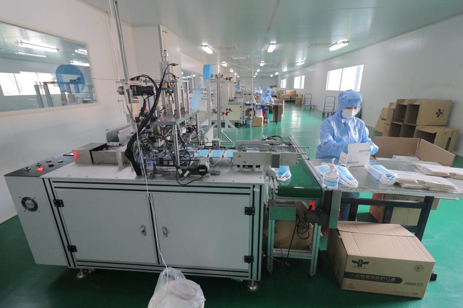 Xinyang Yihe Non-Woven Co., Ltd. निर्माता उत्पादन लाइन