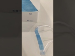 दैनिक सुरक्षा के लिए अलग-अलग रंगों के साथ मेडिकल डिस्पोजेबल 3 प्लाई फेस मास्क