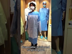 लोचदार टखने सांस लेने योग्य डिस्पोजेबल कवरऑल