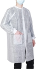 Disposable Lab Coat Made Of Non-Woven Fabric For Medical Laboratory Factory