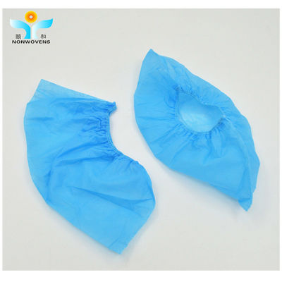 PP CPE Shoe Cover Blue 17x40cm ISO13485 for Cleanroom Use